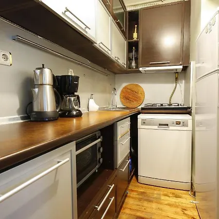 Superb Flat With Backyard In Cihangir Beyoglu Apartment Istanbul